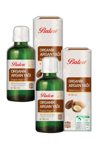 Balen Organik Argan Yağı Soğuk Pres 2 x 50 ml