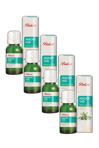 Balen Adaçayı Yağı (Acı Elma) 20 ml 4 Adet