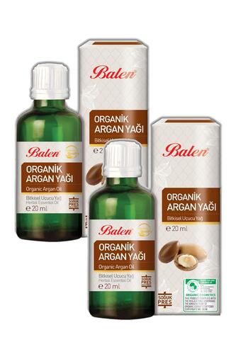 Balen Organik Argan Yağı Soğuk Pres 2 x 20 ml