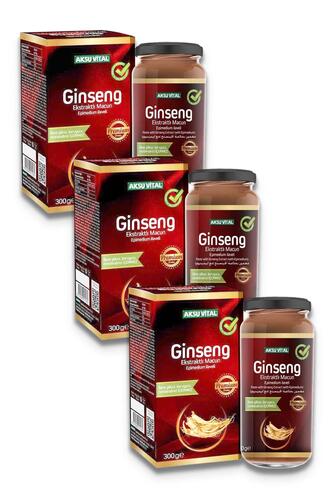 Aksuvital Ginseng Ekstratlı Karışım 300 gr x 3 Adet