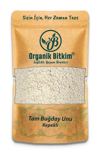 Organik Bitkim Tam Buğday Unu Kepekli 500 gr