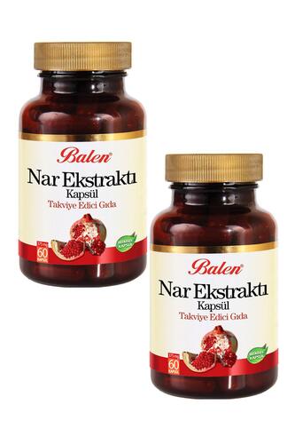 Balen Nar Ekstraktı Takviye Edici Gıda 375 mg 60 Kapsül x 2 Adet