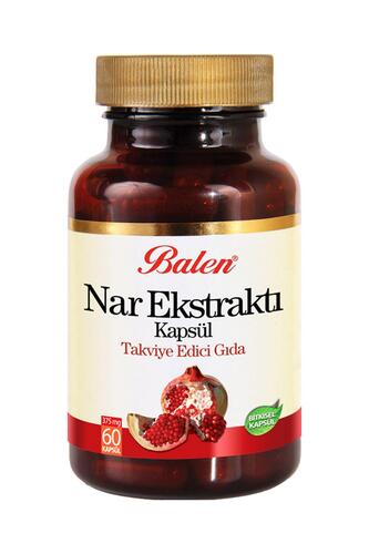 Balen Nar Ekstraktı Takviye Edici Gıda 375 mg 60 Kapsül x 2 Adet