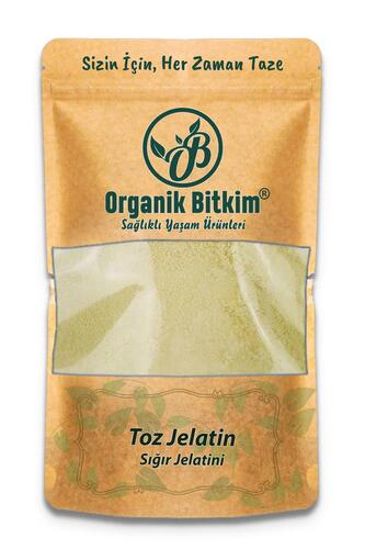 Organik Bitkim Toz Jelatin (Sığır Jelatini) 1000 gr