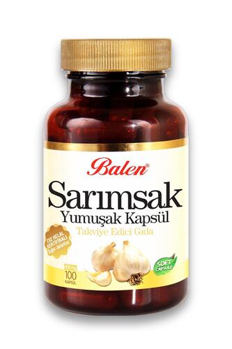 Balen Sarımsak Yağı Yumuşak Kapsül 450 mg 2 x 100 Kapsül