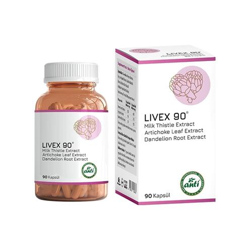 Anti Livex 90 Enginar-Deve Dikeni-Karahindiba 90 Kapsül x 2 Adet