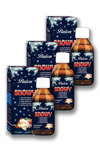 Balen Snowy Zencefil - Ihlamur Ekstresi Şurup 150 ml x 3 Adet