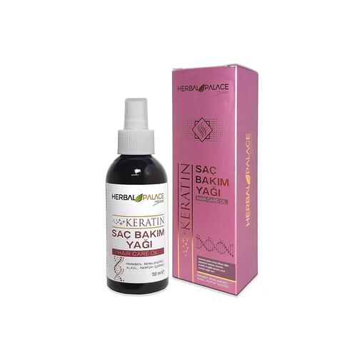 Herbal Palace Keratin Bitkisel Saç Bakım Yağı 150 ml x 2 Adet
