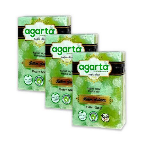 Agarta Doğal El Yapımı Bıttım Sabunu 150 gr x 3 Adet