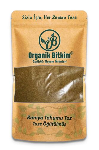 Organik Bitkim Toz Bamya Tohumu (Öğütülmüş) 500 gr