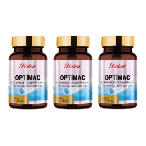 Balen Optimac Gözotu Ekstraktı -Vitamin 630 mg 60 Kapsül x 3 Adet