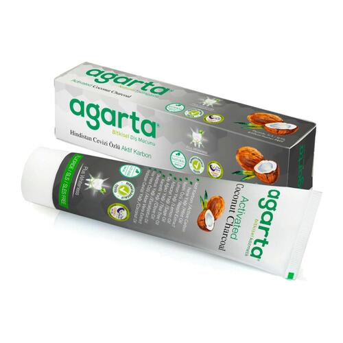 Agarta Hindistan Cevizi Özlü Aktif Karbon Diş Mac. 100 ml x 2 Adet