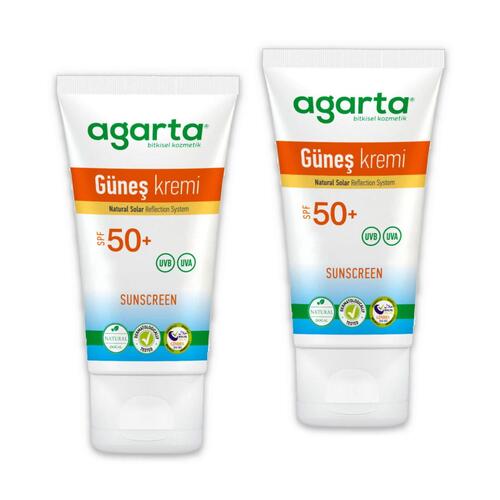 Agarta Doğal SPF 50+  Güneş Kremi 100 ml 2 Adet x 2 Adet