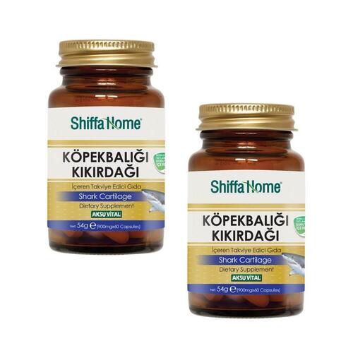 Shiffa Home (Aksuvital) Köpekbalığı Kıkırdağı 900mg 60 Kap x 2 Ad