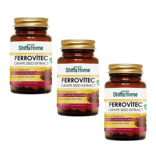 Shiffa Home (Aksuvital) Ferrovitec 710 mg 60 kapsül x 3 Adet