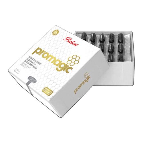 Balen Promagic Çörekotu Yağı Beyaz Propolis 60 Kapsül x 3 Adet