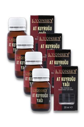 Lyonsey Professional At Kuyruğu Yağı 4 x 20 ml