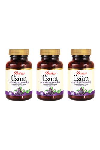 Balen Üzüm Çekirdeği Ekstraktı 375 Mg 60 Kapsül x 3 Adet