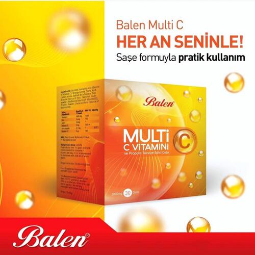 Balen Multi C Vitamini ve Propolisli Takviye Edici Gıda