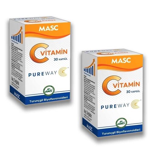 Anti Masc Pureway-C® Vitamin C 30 Kapsül x 2 Adet