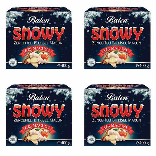 Balen SNOWY Zencefilli Kış Macunu 400 gr x 4 Adet