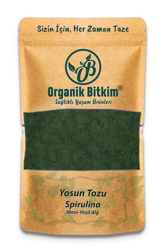 Organik Bitkim Yosun Tozu - Spirulina (Mavi-Yeşil Alg) 500 gr