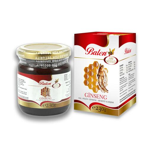 Balen Bal Polen Kırmızı Ginseng Arı Sütü Karışımı 2 x 230 gr