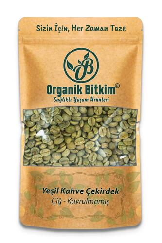 Organik Bitkim Yeşil Kahve Çekirdek Çiğ Tane 250 gr