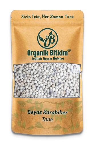 Organik Bitkim Beyaz Karabiber Tane 1000 gr