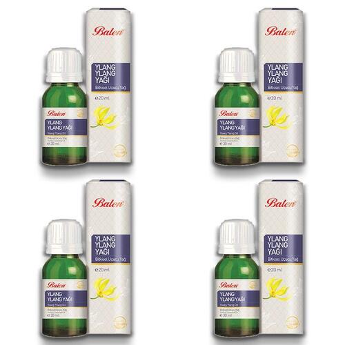 Balen Ylang Ylang Yağı (DİSTİLASYON) 20 ML x 4 Adet