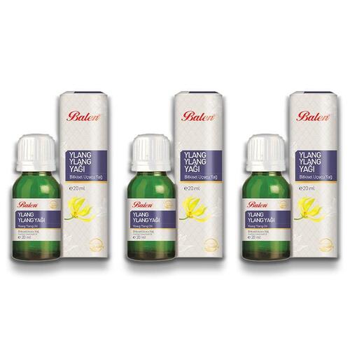 Balen Ylang Ylang Yağı (DİSTİLASYON) 20 ML x 3 Adet