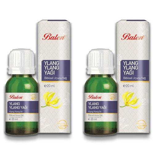 Balen Ylang Ylang Yağı (DİSTİLASYON) 20 ML x 2 Adet