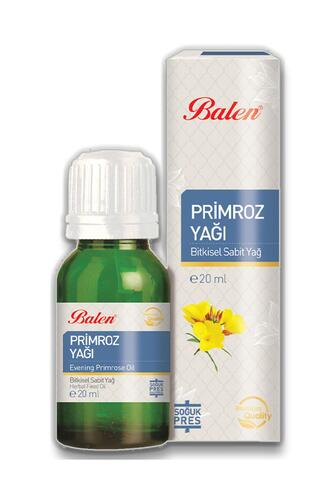 Balen Primroz Yağı Soğuk Pres 20 ml 4 Adet