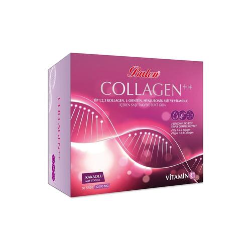 Balen Collagen Tip 1,2,3 L-Ornitin Hyaluronik Asit C Vitamini 30 Şase 12100MG