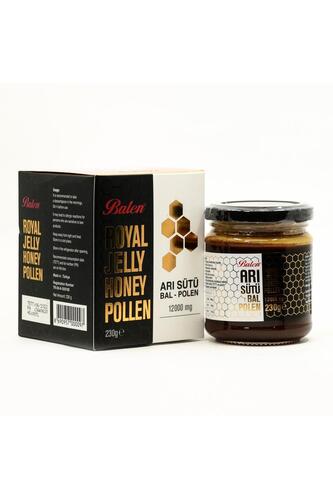 Balen Arı Sütü Bal Polen Süper Doz (12000 mg) 230 gr