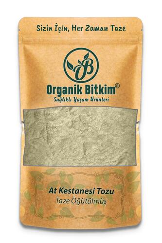 Organik Bitkim At Kestanesi Tozu (Öğütülmüş) 500 gr