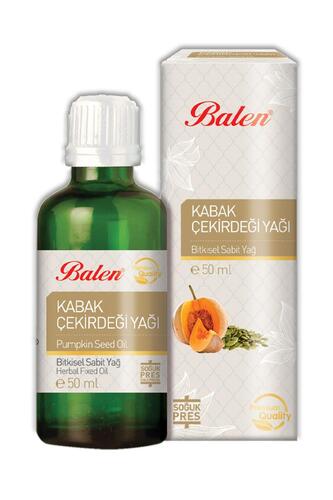 Balen Kabak Çekirdeği Yağı Soğuk Pres 50 ml 4 Adet