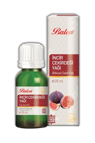 Balen İncir Çekirdeği Yağ - Soğuk Pres 20 ml x 4 Adet