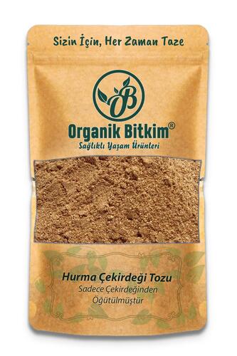 Organik Bitkim Hurma Çekirdeği Tozu (Öğütülmüş) 1000 gr