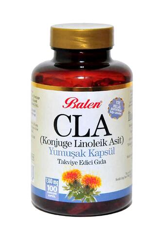 Balen CLA (Aspir Yağı) Yumuşak Kapsül 1380 mg 100 Kapsül 4 Adet