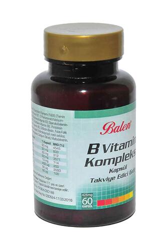 Balen B Vitamin Kompleksi 425 mg 60 Kapsül