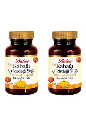 Balen Kabak Çekirdeği Yağı Kapsülü 1380 mg 2x100  Adet