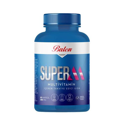 Balen Süper-M Multivitamin Kapsül 585 mg 60 kapsül x 2 Adet