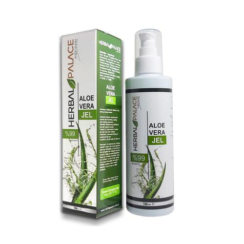 Herbal Palace Aloe Vera Cilt Bakım Jel - % 99 Aloe Vera 150 ml