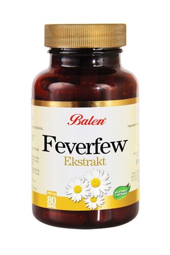 Balen Feverfew Ekstrakt (Gümüş Düğme Çiçeği) 455 Mg 80 Kapsül x 2 Adet