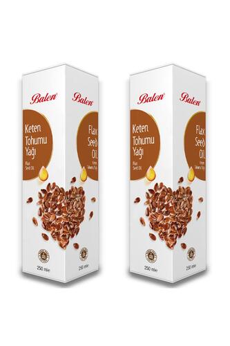 Balen Keten Tohumu Yağı Soğuk Pres 2 x 250 ml