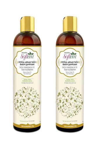 Softem Argan Yağlı Saç Bakım Şampuanı 2 x 400 ml