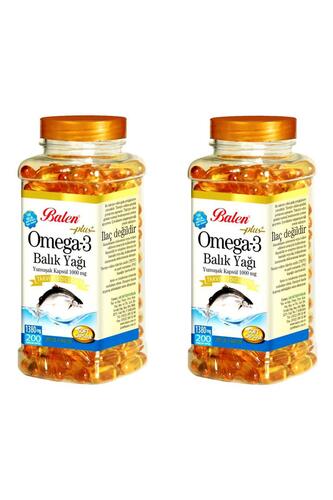 Balen Omega 3 Balık Yağı 1380 mg 200 Adet x 2 Adet