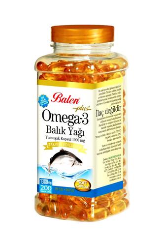 Balen Omega 3 Balık Yağı 1380 mg 200 Adet x 2 Adet