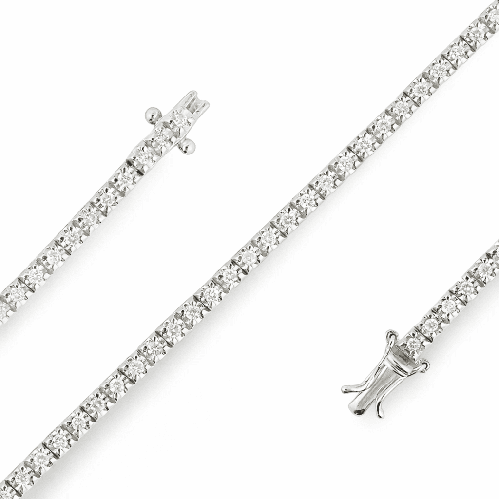 1.00 Karat Pırlanta Suyolu Bileklik